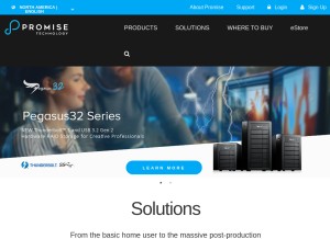 How promise.com looks like on a tablet such as an iPad.