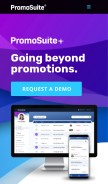 How promosuite.com looks like on a mobile device such as an iPhone.