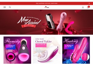 How pronmagic.com looks like on a tablet such as an iPad.