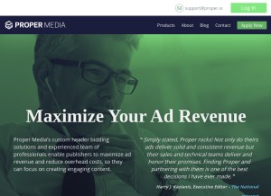 How proper.io looks like on a tablet such as an iPad.