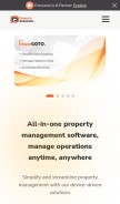 How propertyautomate.com looks like on a mobile device such as an iPhone.