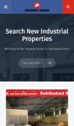 How propertydealersinsahibabad.blogspot.com looks like on a mobile device such as an iPhone.