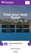 How propertypro.ng looks like on a mobile device such as an iPhone.