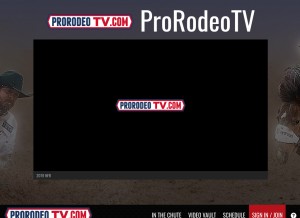 How prorodeotv.com looks like on a tablet such as an iPad.