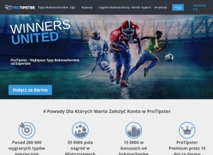 How protipster.pl looks like on a tablet such as an iPad.