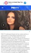 How protv.ro looks like on a mobile device such as an iPhone.