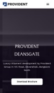 How providentdeansgate.co looks like on a mobile device such as an iPhone.