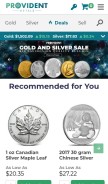 How providentmetals.com looks like on a mobile device such as an iPhone.