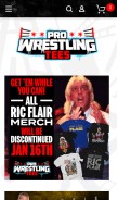How prowrestlingtees.com looks like on a mobile device such as an iPhone.