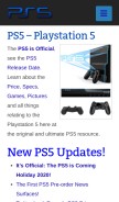 How ps5playstation5.com looks like on a mobile device such as an iPhone.