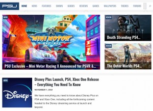 How psu.com looks like on a tablet such as an iPad.