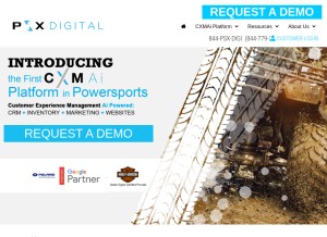 How psxdigital.com looks like on a tablet such as an iPad.