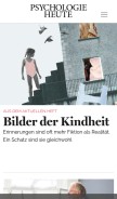 How psychologie-heute.de looks like on a mobile device such as an iPhone.