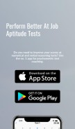 How psychometrictests.app looks like on a mobile device such as an iPhone.