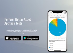 How psychometrictests.app looks like on a tablet such as an iPad.