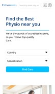 How pt.physiomantra.co looks like on a mobile device such as an iPhone.