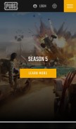 How pubg.com looks like on a mobile device such as an iPhone.