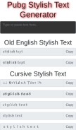 How pubgstylishtextgenerator.blogspot.com looks like on a mobile device such as an iPhone.