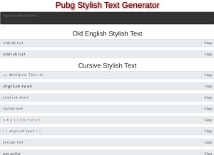 How pubgstylishtextgenerator.blogspot.com looks like on a tablet such as an iPad.