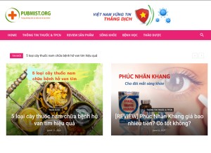 How pubmist.org looks like on a tablet such as an iPad.