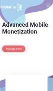 How pubnative.net looks like on a mobile device such as an iPhone.