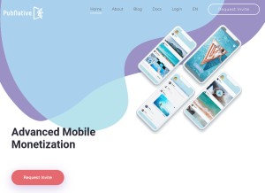 How pubnative.net looks like on a tablet such as an iPad.