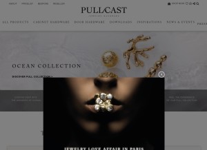 How pullcast.eu looks like on a tablet such as an iPad.