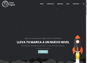 How pulsodigital.com.mx looks like on a tablet such as an iPad.