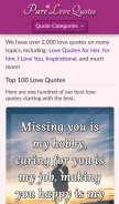 How purelovequotes.com looks like on a mobile device such as an iPhone.