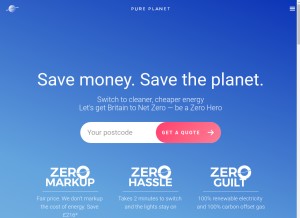 How purepla.net looks like on a tablet such as an iPad.