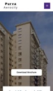 How purva-aerocity.in looks like on a mobile device such as an iPhone.