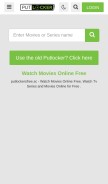How putlockerfree.sc looks like on a mobile device such as an iPhone.