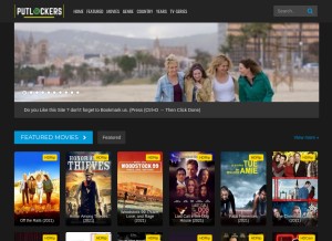 How putlockerfree2.com looks like on a tablet such as an iPad.