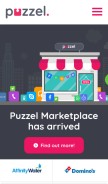 How puzzel.com looks like on a mobile device such as an iPhone.