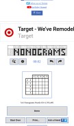 How puzzle-nonograms.com looks like on a mobile device such as an iPhone.