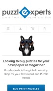 How puzzlexperts.com looks like on a mobile device such as an iPhone.