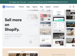 How pxu.co looks like on a tablet such as an iPad.