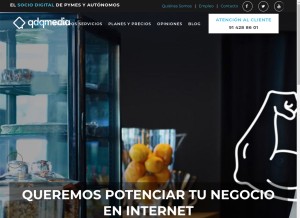 How qdqmedia.com looks like on a tablet such as an iPad.