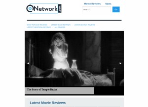 How qnetwork.com looks like on a tablet such as an iPad.