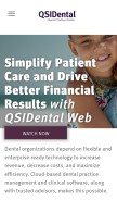 How qsidentalweb.com looks like on a mobile device such as an iPhone.