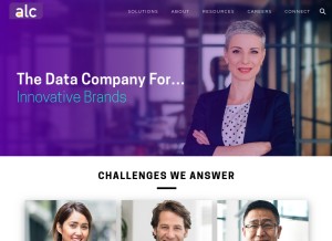How qualia.id looks like on a tablet such as an iPad.