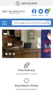 How qualityfurniturediscounts.com looks like on a mobile device such as an iPhone.
