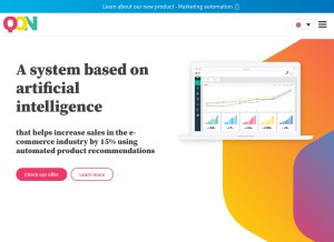 How quarticon.com looks like on a tablet such as an iPad.