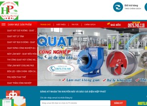 How quathutgiovuong.com looks like on a tablet such as an iPad.