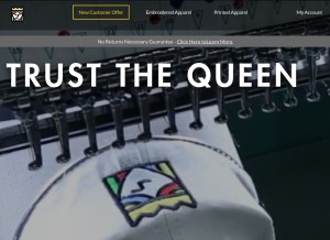 How queensboro.com looks like on a tablet such as an iPad.