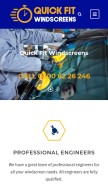 How quickfitwindscreens.co.uk looks like on a mobile device such as an iPhone.