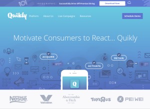 How quikly.com looks like on a tablet such as an iPad.