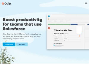 How quip.com looks like on a tablet such as an iPad.