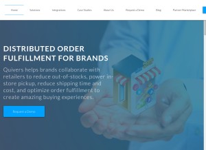 How quivers.com looks like on a tablet such as an iPad.