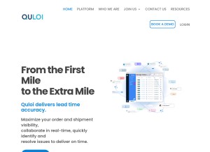 How quloi.com looks like on a tablet such as an iPad.